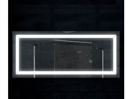 Zrcadlo s LED osvětlením 1400x600x43mm