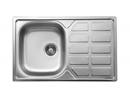 DEANTE - Soul nerez dekor - Nerezový dřez, 1 - bowl s odkapávačem ZEO_3113