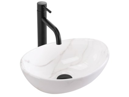 REA - Umyvadlo na desku SOFIA Mini Cloudy REA-U9236