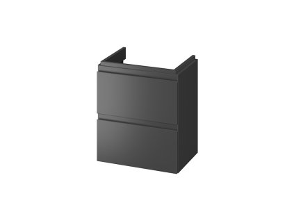 CERSANIT - UMYVADLOVÁ SKŘÍŇKA MODUO SLIM 50 ANTRACITE DSM FSC MIX SGSCH-COC-007574 S590-075-DSM