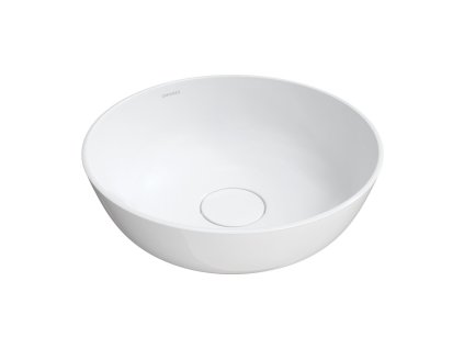 OMNIRES - SILK M+ umyvadlo na desku, o40 cm bílá mat /BM/ SILKR400BM