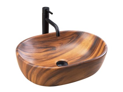 REA - Umyvadlo na desku AMELIA WOOD MATT REA-U5060