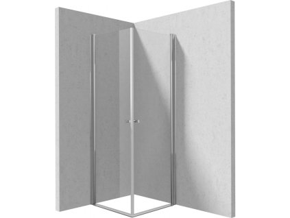 DEANTE - Sprchový kout Kerria Plus chrom, čtvercová, 80x80 cm KKN0W08W08