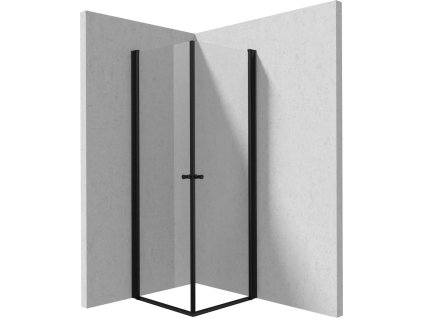 DEANTE - Sprchový kout Kerria Plus černá, čtvercová, 80x80 cm KKNNW08W08