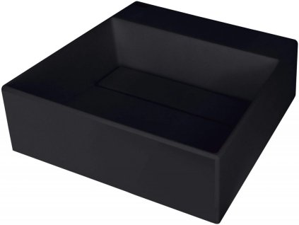 DEANTE - Correo nero Granitové umyvadlo na desku, s krycí deskou CQR_NU4M
