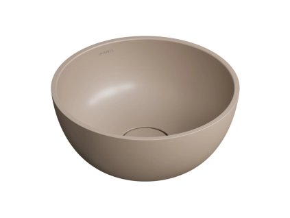 OMNIRES - SHELL M+ umyvadlo na desku, O35 cm, béžová mat SHELL350UNDB