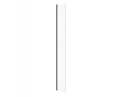 CERSANIT - PEVNÁ SPRCHOVÁ STĚNA K WALK-IN MILLE - (30x200) ČERNÁ, čiré sklo S161-015