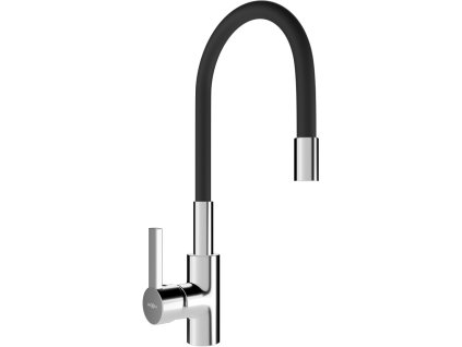 MEXEN - Flex dřezová baterie, chrom/ černá 670900-07