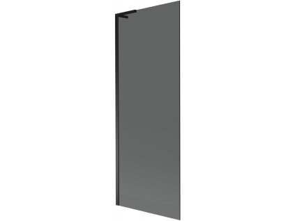 MEXEN/S - Next L vanová zástěna FIX 70 x 150 cm, grafit, černá 895-070-000-03-40-70