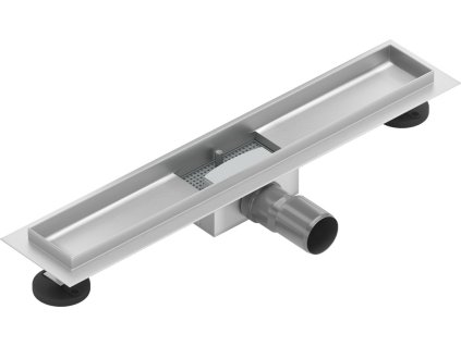 MEXEN - Flat odtokový žlab bez roštu  60 cm nerez 1015060