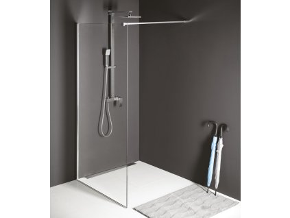 MODULAR SHOWER jednodílná zástěna pevná k instalaci na zeď, 1100 mm