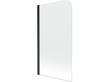 MEXEN - Felix vanová zástěna 1-křídlo 70x140 cm, transparent, černá 890-070-001-70-00