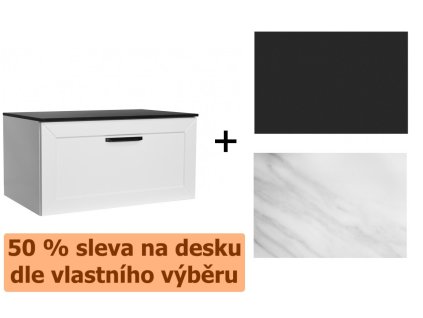 spodni skrinka dexa bila 50 sleva na desku dle vlastniho vyberu