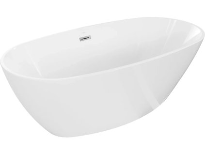 MEXEN - ERIS volně stojící vana 170x80 cm, bílá bez krytky přepadu a zátky 53441708000-SS