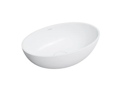 OMNIRES - SHELL M+ umyvadlo na desku, 50 x 32 cm, bílá mat SHELL500UNBM