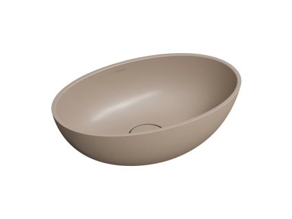 OMNIRES - SHELL M+ umyvadlo na desku, 50 x 32 cm, béžová mat SHELL500UNDB