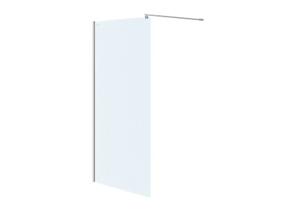 CERSANIT - Sprchová zástěna WALK-IN MILLE CHROM 100x200, čiré sklo S161-001