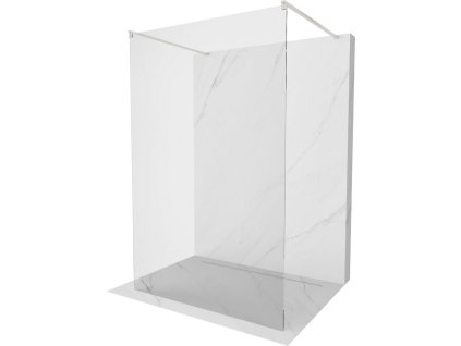MEXEN/S - Kioto samostatně stojící sprchová zástěna 105 x 200, transparent 8 mm, nikl kartáčovaná 800-105-002-97-00