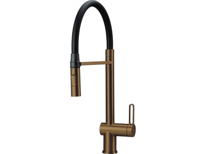 DEANTE - Magnetic kuchyňská baterie s elastickou výpustí - 2 typy proudu bronz kartáčovaný BRM_C72M