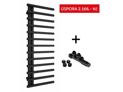 akcni set radiator darvel cerna barva ventil hybrid