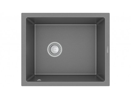 MEXEN - Pedro granitový dřez 1-miska 560x460 mm, šedá 6508561000-71