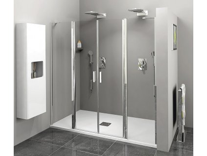 ZOOM sprchové dveře 1800mm, čiré sklo
