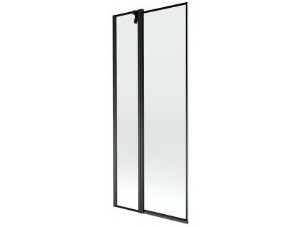 MEXEN - Flip vanová zástěna 1-křídlo 80 x 150 cm, černá vzor, černá 894-080-101-70-70