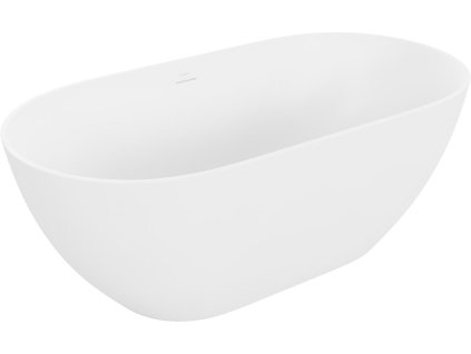 MEXEN - Rimini volně stojící vana z litého mramoru 150 x 75, bílá mat 57241507500