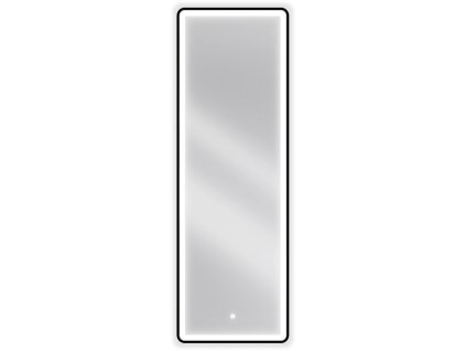 MEXEN - Coro zrcadlo s osvětlením 50 x 150 cm, LED 6000K, černý rám 9817-050-150-611-70