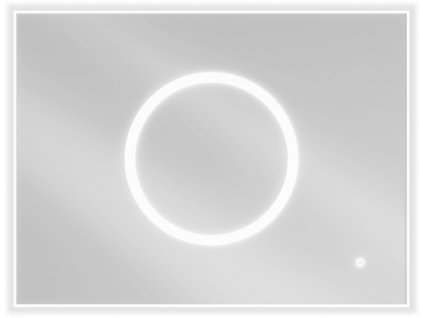 MEXEN - Koga zrcadlo s osvětlením 80 x 60 cm, LED 600 9821-080-060-611-00