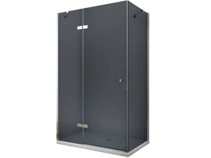 MEXEN/S - ROMA sprchový kout 70x100, grafit, chrom 854-070-100-01-40