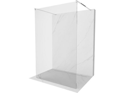 MEXEN/S - Kioto Sprchová zástěna WALK-IN volněstojící 115 x 200, transparent 8 mm, chrom 800-115-002-01-00