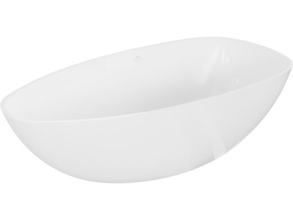 MEXEN - Imola volně stojící vana litý mramor 160 x 81 cm, bílá lesk 57281608010