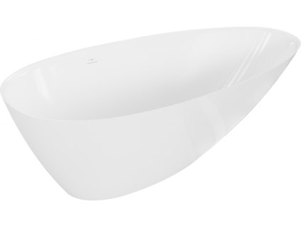 MEXEN - Milano volně stojící vana litý mramor 150 x 82 cm, bílá lesk 57301508510