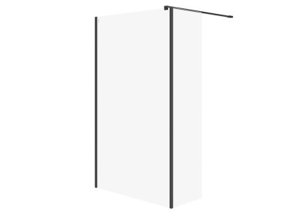 CERSANIT - SET B791 WALK-IN MILLE FIX STĚNA ČERNÁ 120X50X200 VIR S601-178