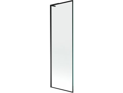 MEXEN/S - Next L vanová zástěna FIX 60 x 150 cm, černá vzor, černá 895-060-000-03-70-70