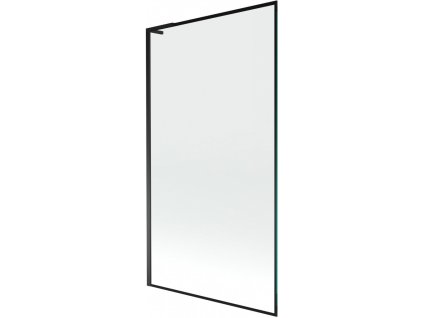 MEXEN/S - Next L vanová zástěna FIX 100 x 150 cm, černá vzor, černá 895-100-000-03-70-70