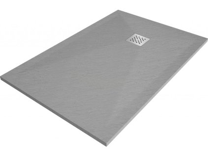 MEXEN - Stone+ sprchová vanička obdélníková 120x100, šedý beton 44611012
