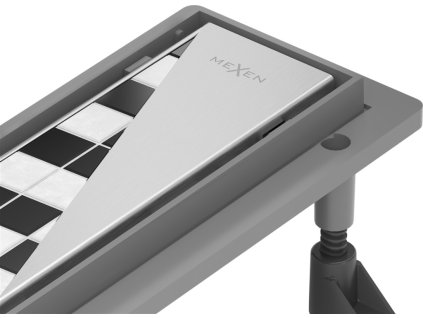 MEXEN - Flat ABS odtokový žlab 2v1 90, ino 1069090
