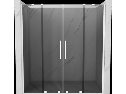 MEXEN/S - Velar Duo posuvné sprchové dveře 180, grafit, bílá 871-180-000-42-20  + slevový kód