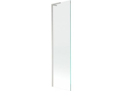 MEXEN/S - Next L vanová zástěna FIX 100 x 150 cm, transparent, nikl kartáčovaný 895-100-000-03-00-97