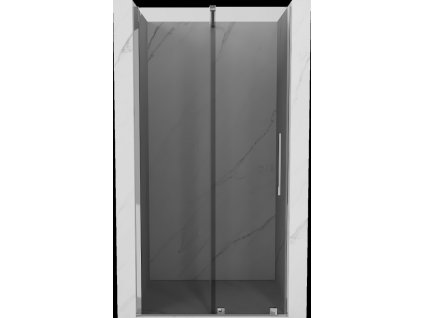 MEXEN/S - Velar posuvné sprchové dveře 110 cm, grafit, chrom 871-110-000-41-01
