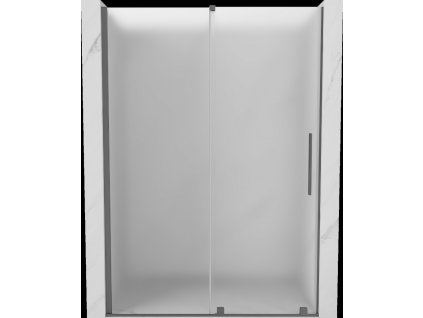 MEXEN/S - Velar posuvné sprchové dveře 150 cm, dekor, grafit metal 871-150-000-31-95