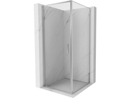 MEXEN/S - Exo sprchový kout dveře křídlové 70 x 70 cm, transparent, chrom 817-070-070-01-00