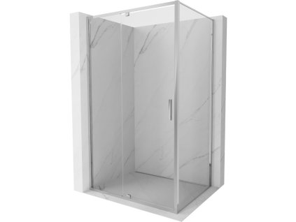 MEXEN/S - Exo sprchový kout dveře křídlové 155 x 85 cm, transparent, chrom 819-155-085-01-00
