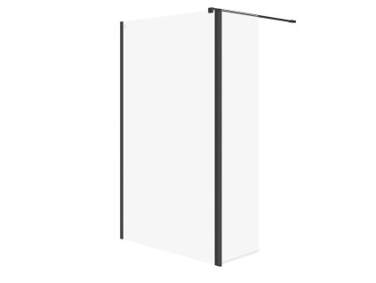 CERSANIT - SET B795 WALK-IN MILLE POHYBLIVÁ STĚNA ČERNÁ 120X50X200 VIR S601-182
