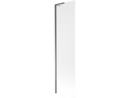 MEXEN/S - Next L vanová zástěna FIX 50 x 150 cm, dekor, grafit metal 895-050-000-03-30-95