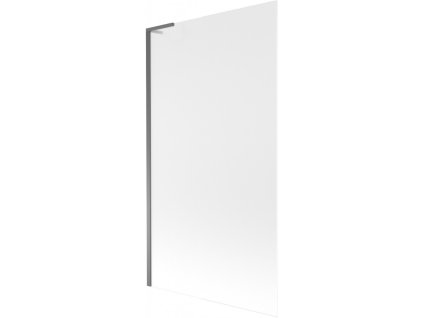 MEXEN/S - Next L vanová zástěna FIX 100 x 150 cm, dekor, grafit metal 895-100-000-03-30-95