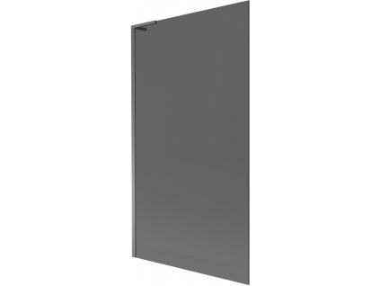 MEXEN/S - Next L vanová zástěna FIX 100 x 150 cm, grafit, grafit metal 895-100-000-03-40-95