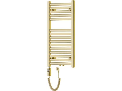 MEXEN/S - Hades radiátor + topná tyč 800 x 400 mm, 300 W, zlatá W104-0800-400-2300-50